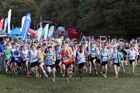 Boys under-15s National Cross Country Relay, Berry Hill Park, Mansfield. Photo:  David T. Hewitson/Sports for All Pics